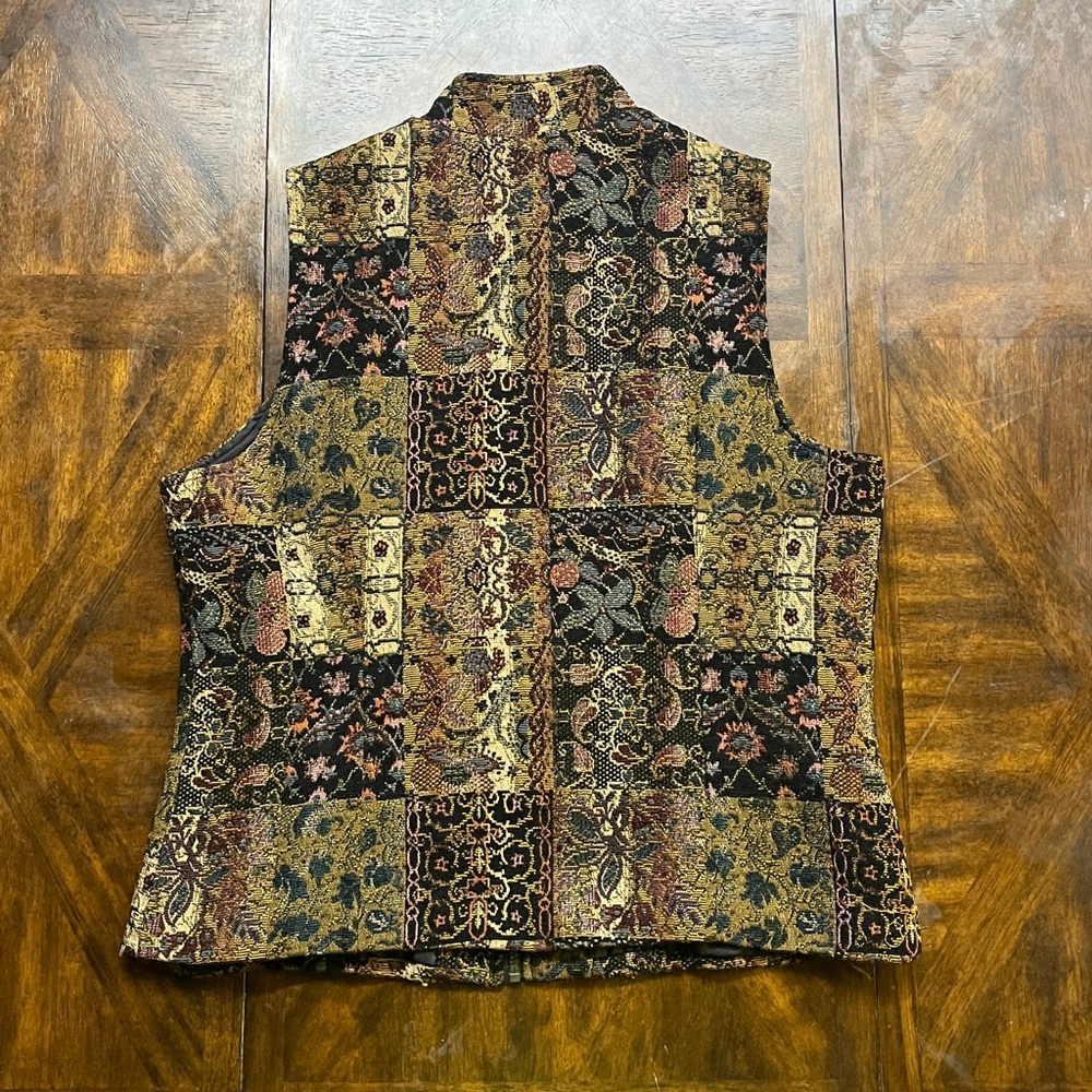 White Stag Patchwork Floral Patterned Tapestry Ja… - image 6